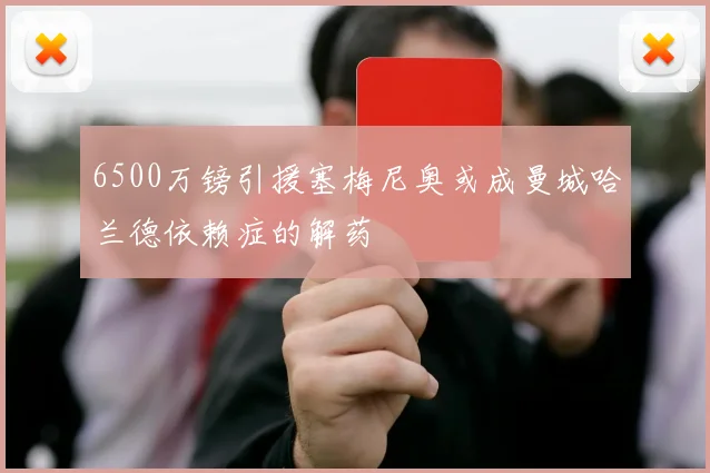 6500万镑引援塞梅尼奥或成曼城哈兰德依赖症的解药